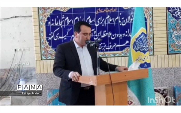 سخنرانی مدیر آموزش و پرورش راز و جرگلان در نماز جمعه / فیلم