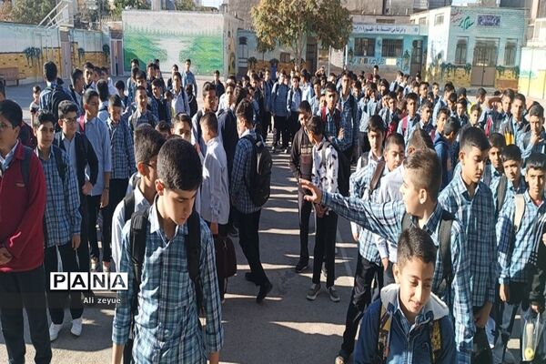 شروع ماه مهر در مدرسه شاهد حضرت مهدی (عج)