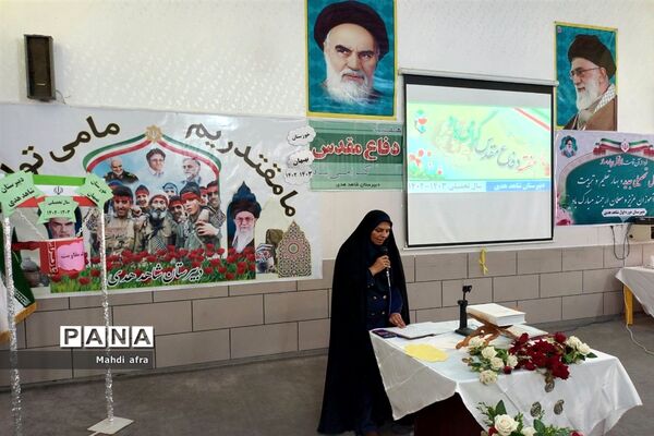 زنگ آغاز سال تحصیلی و هفته دفاع مقدس در مدارس شهرستان بهبهان