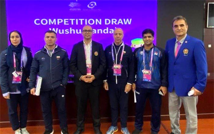 رونمایی از حریفان ووشوکاران ایران در هانگژو