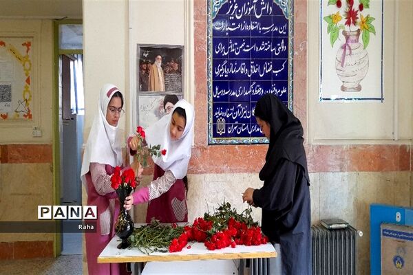 آیین بازگشایی مدارس در آموزشگاه شهید حسینی جوادآباد