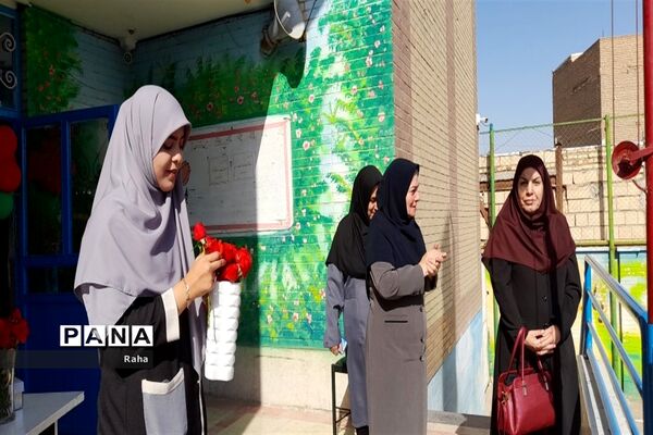 آیین بازگشایی مدارس در آموزشگاه شهید حسینی جوادآباد