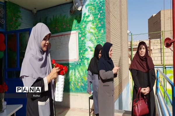 آیین بازگشایی مدارس در آموزشگاه شهید حسینی جوادآباد
