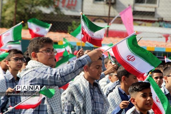 آیین استانی آغاز سال تحصیلی جدید در ناحیه چهار شیراز