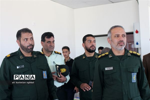 بازدید مسئولان شهرستان گلبهار از هنرستان علم و صنعت سردار سلیمانی