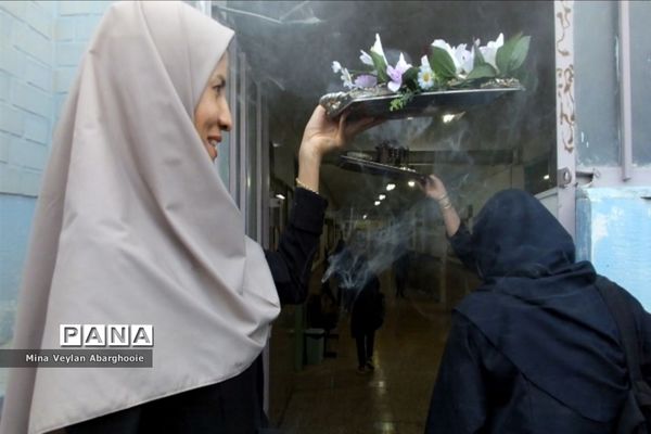 آیین بازگشایی مدارس در آموزشگاه علامه مجلسی شهرستان پیشوا