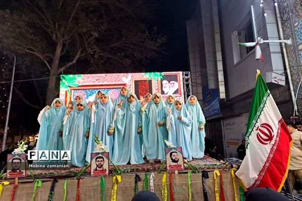 مراسم اولین سالگرد شهادت شهید مدافع امنیت محمد رسول دوست محمدی و یادواره شهدای دفاع مقدس در قتلگاه شهید