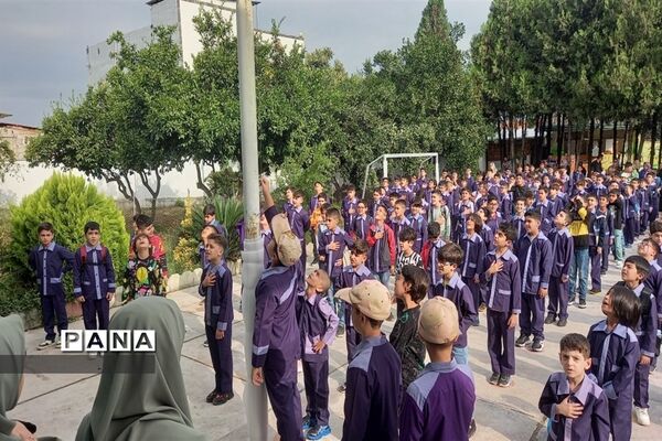 بوی ماه مهر در دبستان نظام الملک قائمشهر