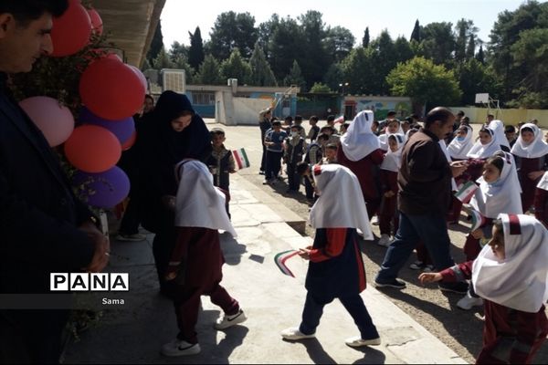 آیین بازگشایی مدارس منطقه ویسیان