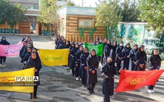 روایت دانش‌آموز خبرنگار پانا از آیین بازگشایی اول مهر‌ماه در جوادآباد /فیلم