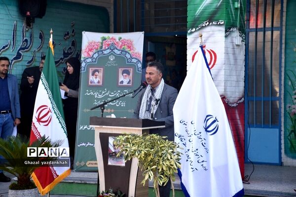 مراسم بازگشایی مدارس در منطقه تبادکان