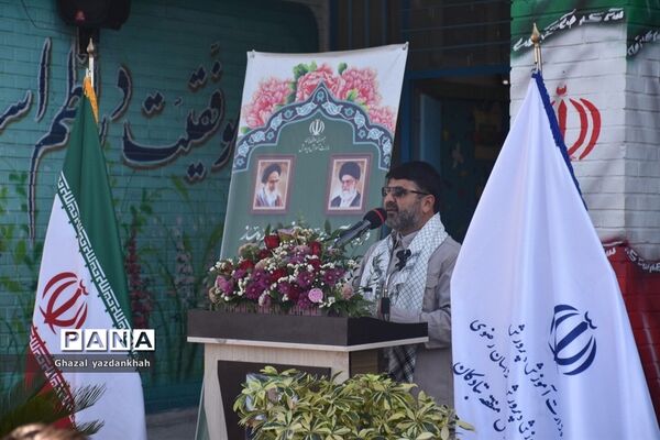 مراسم بازگشایی مدارس در منطقه تبادکان