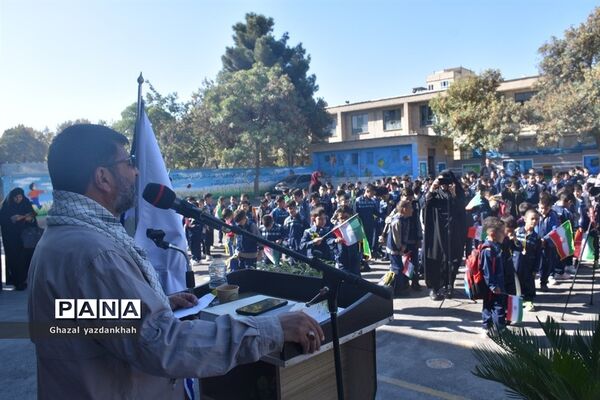 مراسم بازگشایی مدارس در منطقه تبادکان