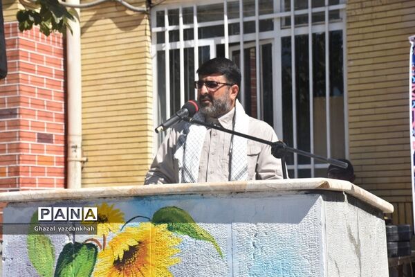 مراسم بازگشایی مدارس در منطقه تبادکان