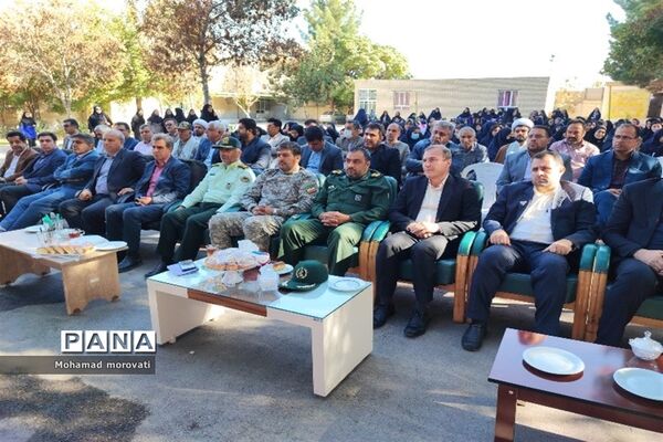 آیین نواختن زنگ مهر و مقاومت در شهرستان مانه و سملقان