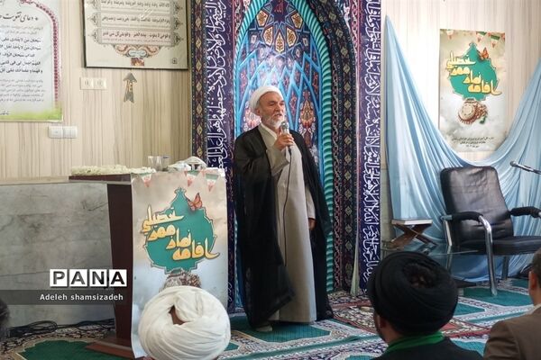 اقامه نماز ظهر و عصر توسط نماینده ولی فقیه و امام جمعه مشهد مقدس در آغاز سال تحصیلی در دبیرستان شاهد فاطمیه
