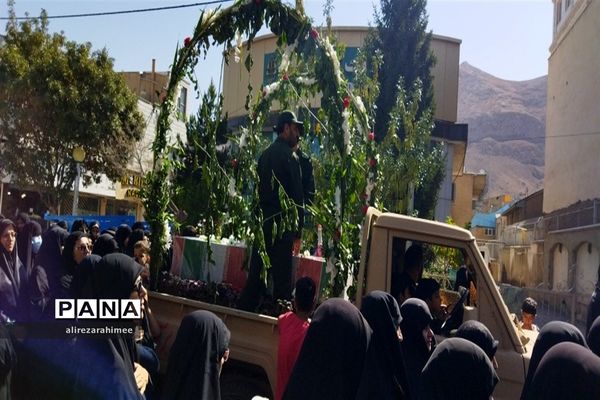 تشیع پیکر مطهر شهید گمنام در شهرستان فیروزکوه