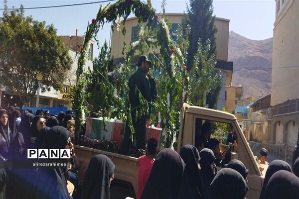 تشیع پیکر مطهر شهید گمنام در شهرستان فیروزکوه