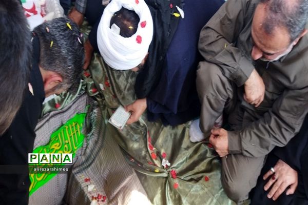 تشیع پیکر مطهر شهید گمنام در شهرستان فیروزکوه