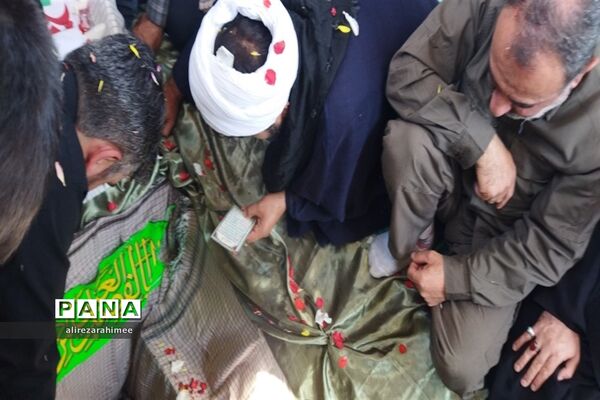 تشیع پیکر مطهر شهید گمنام در شهرستان فیروزکوه