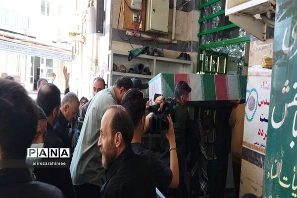 تشیع پیکر مطهر شهید گمنام در شهرستان فیروزکوه