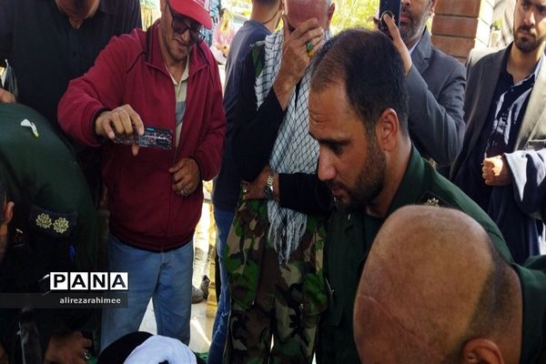 تشیع پیکر مطهر شهید گمنام در شهرستان فیروزکوه