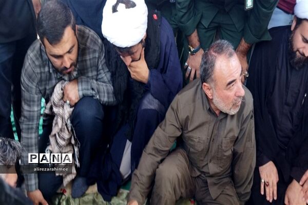 تشیع پیکر مطهر شهید گمنام در شهرستان فیروزکوه
