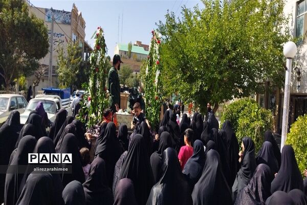تشیع پیکر مطهر شهید گمنام در شهرستان فیروزکوه