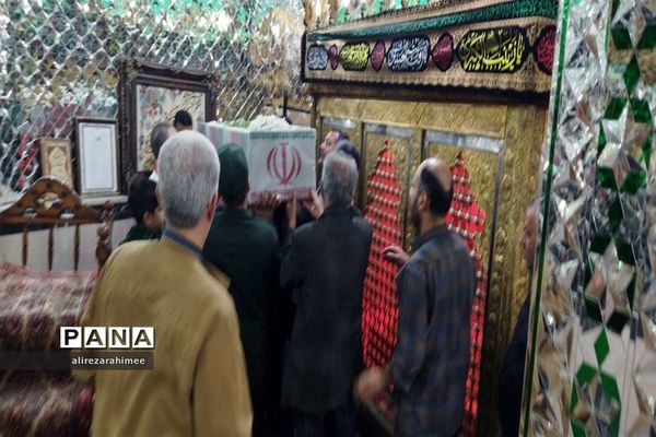 تشیع پیکر مطهر شهید گمنام در شهرستان فیروزکوه