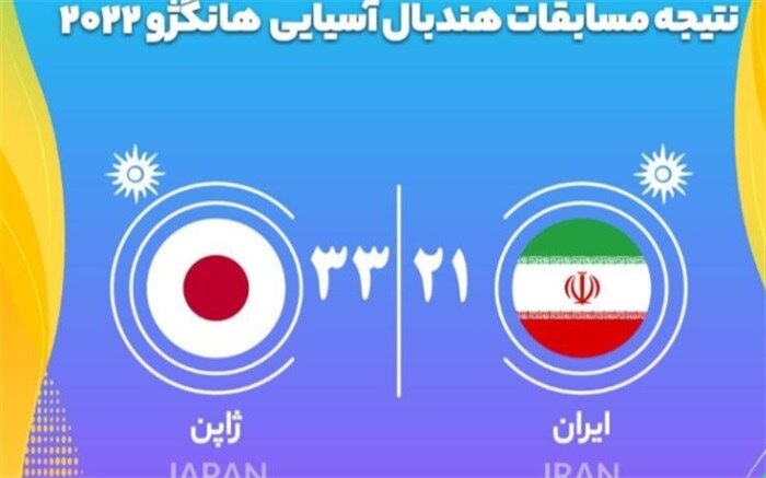 شکست ملی‌پوشان هندبال مقابل ژاپن