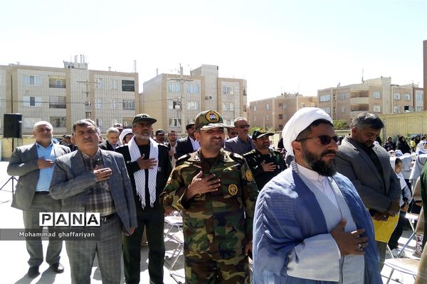 افتتاح مدرسه دوازده کلاسه شهید محسن فخری زاده در تربت جام