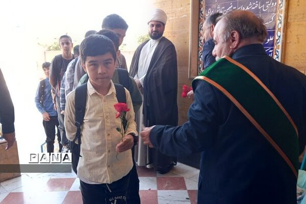 زنگ بیعت با امام زمان(عج) در دبیرستان پیامبر اعظم فشافویه
