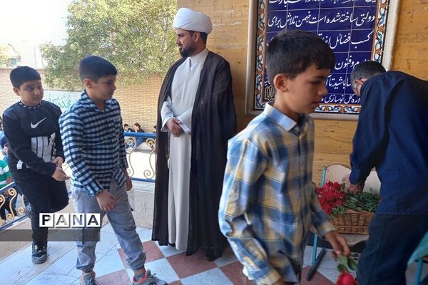 زنگ بیعت با امام زمان(عج) در دبیرستان پیامبر اعظم فشافویه