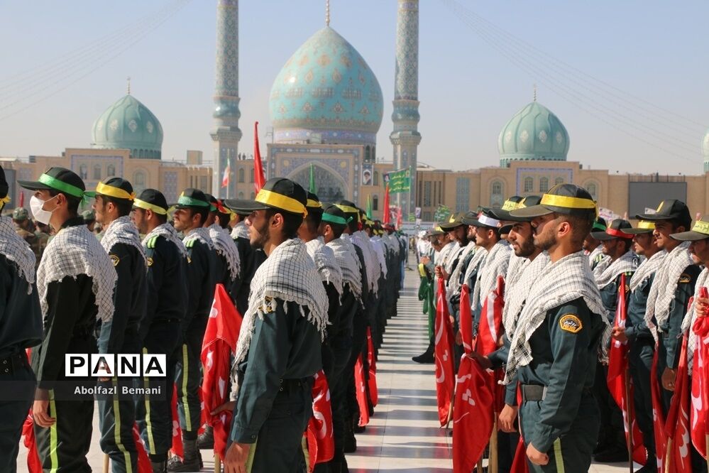 مراسم «عهد سربازی» نیروهای مسلح