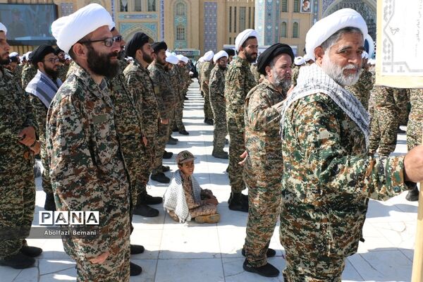 مراسم «عهد سربازی» نیروهای مسلح