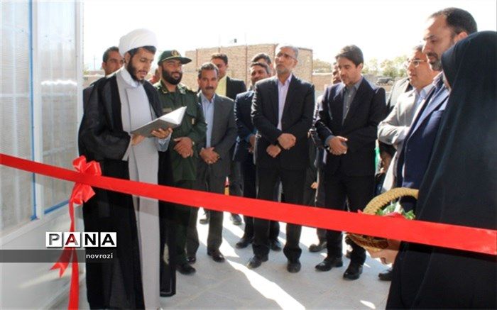 آیین افتتاحیه آموزشگاه 6 کلاسه شهید شوشتری در خوشاب برگزار شد