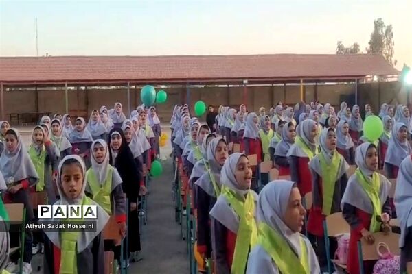 جشن آغاز امامت امام زمان (عج) و نواخته شدن زنگ مهدویت در مدرسه یاران حضرت مهدی (عج ) شهرستان بافق