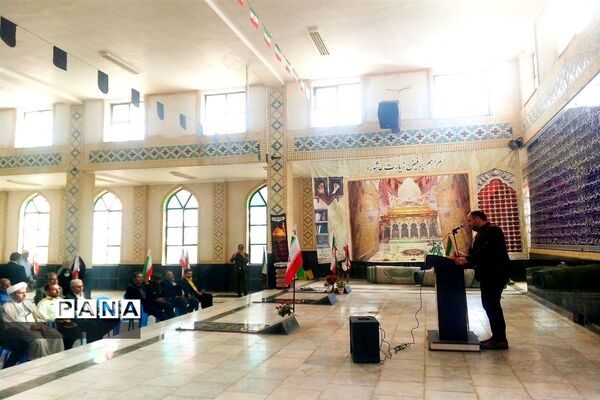 مراسم غبارروبی در گلزار شهدای شهرستان بن