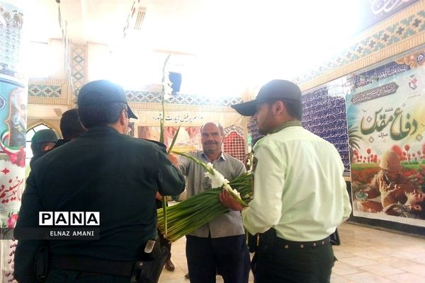 مراسم غبارروبی در گلزار شهدای شهرستان بن