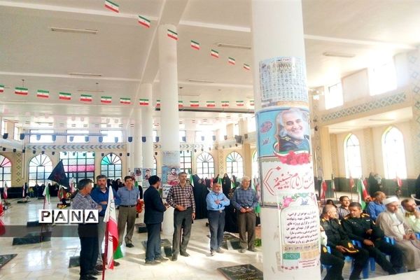 مراسم غبارروبی در گلزار شهدای شهرستان بن