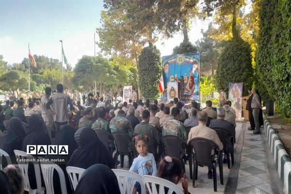 مراسم غبارروبی شهدا در آرامگاه خواجه ربیع