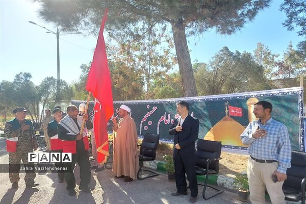 صبحگاه مشترک نیروهای مسلح به‌مناسبت هفته دفاع مقدس شهرستان شیروان