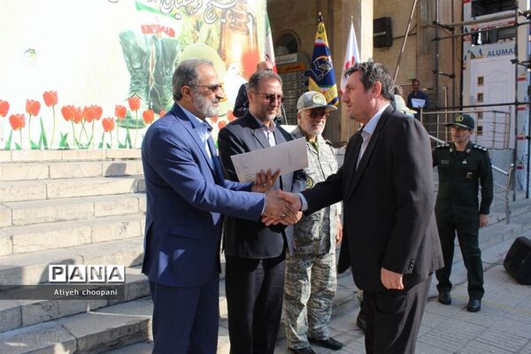 برگزاری صبحگاه مشترک بسیج فرهنگیان اداره‌کل آموزش و پرورش شهر تهران