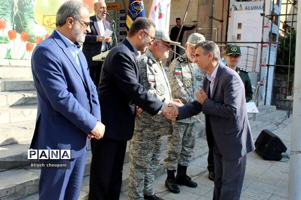 برگزاری صبحگاه مشترک بسیج فرهنگیان اداره‌کل آموزش و پرورش شهر تهران