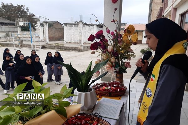 جشن آعاز ولایت امام زمان در دبیرستان عصمت گلوگاه