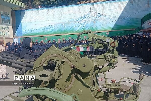 تشییع شهید گمنام در مدارس دخترانه رودهن