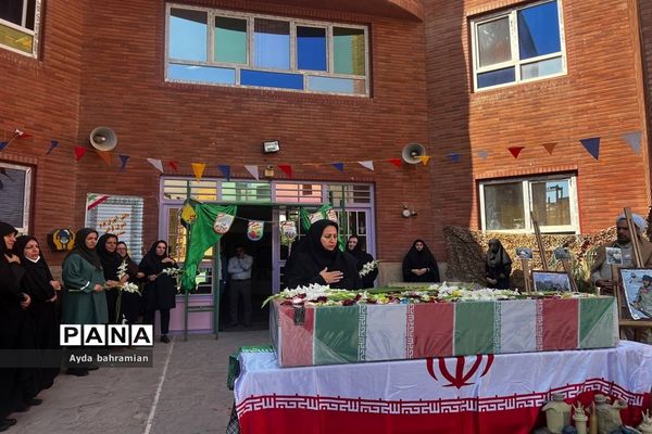 استقبال از شهید گمنام در مدرسه نبوت صفادشت