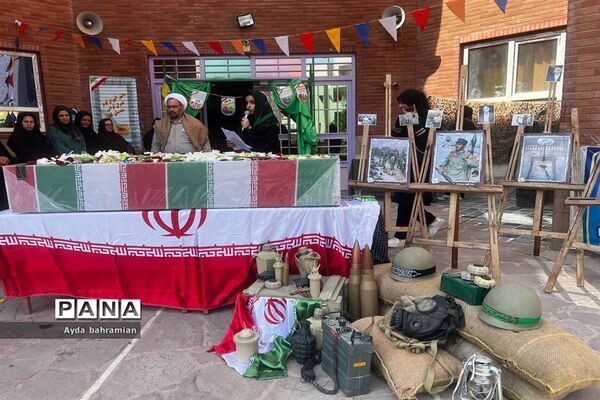 استقبال از شهید گمنام در مدرسه نبوت صفادشت