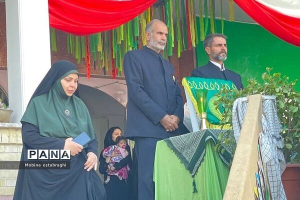 مراسم خادمین رضوی در آموزشگاه عباسقلی شهریار