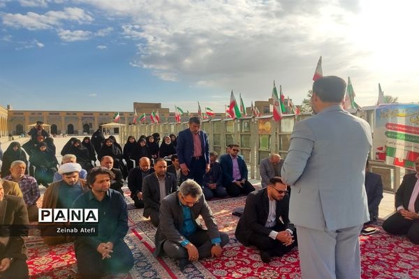 مراسم غبارروبی مزار شهدا در آرامستان خواجه ربیع مشهد